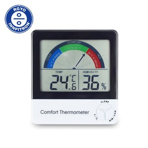 (RGYO) 3색 탁상용온습도계, 디지털온습도계, 사무실온도계, 가정용온도계,양어장온습도계